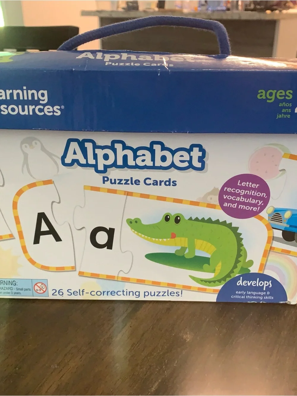 Alphabet Puzzle Cards - great for homeschool